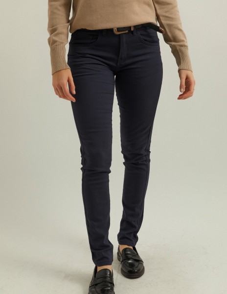 Pantalón chino azul oscuro
