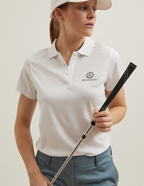 Polo deporte blanco de manga corta